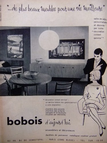 Publicité 1960 bobois - publicitÉ, plus